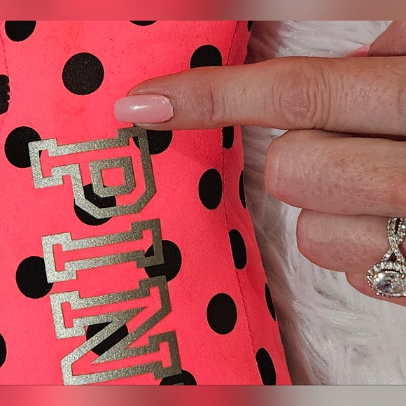 Victoria's Secret PINK large Polka Dot Display Dog - Picture 2 of 8